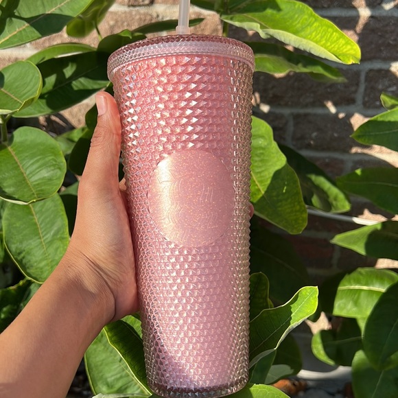CHINA 🇨🇳 2022 - SAKURA - PINK GLITTER STUDDED CUP COLD CUP - Picture 4 of 4